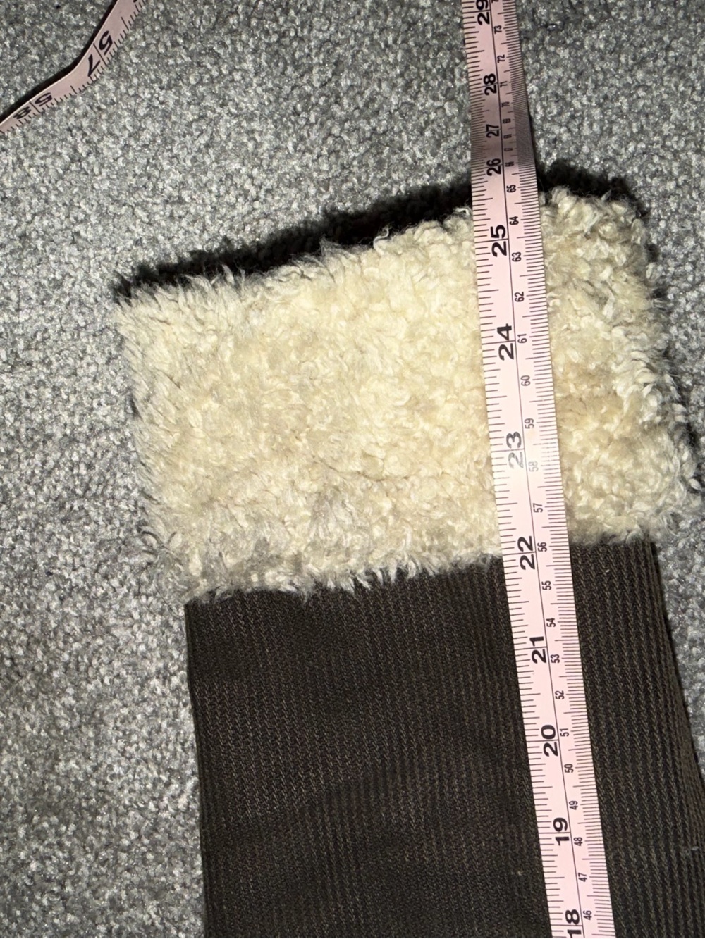 Vintage Dollhouse Brown Corduroy Teddy Jacket with Cream Sherpa Collar - Picture 5 of 7